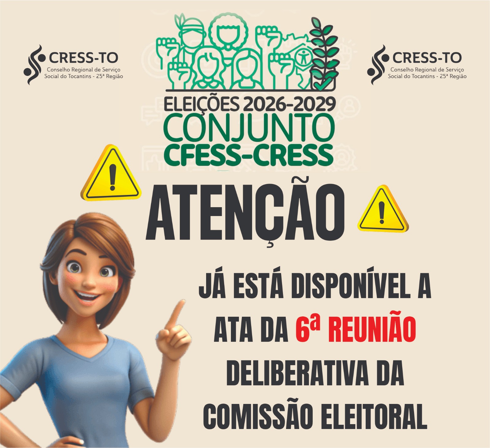 Ata da sexta reunião deliberativa