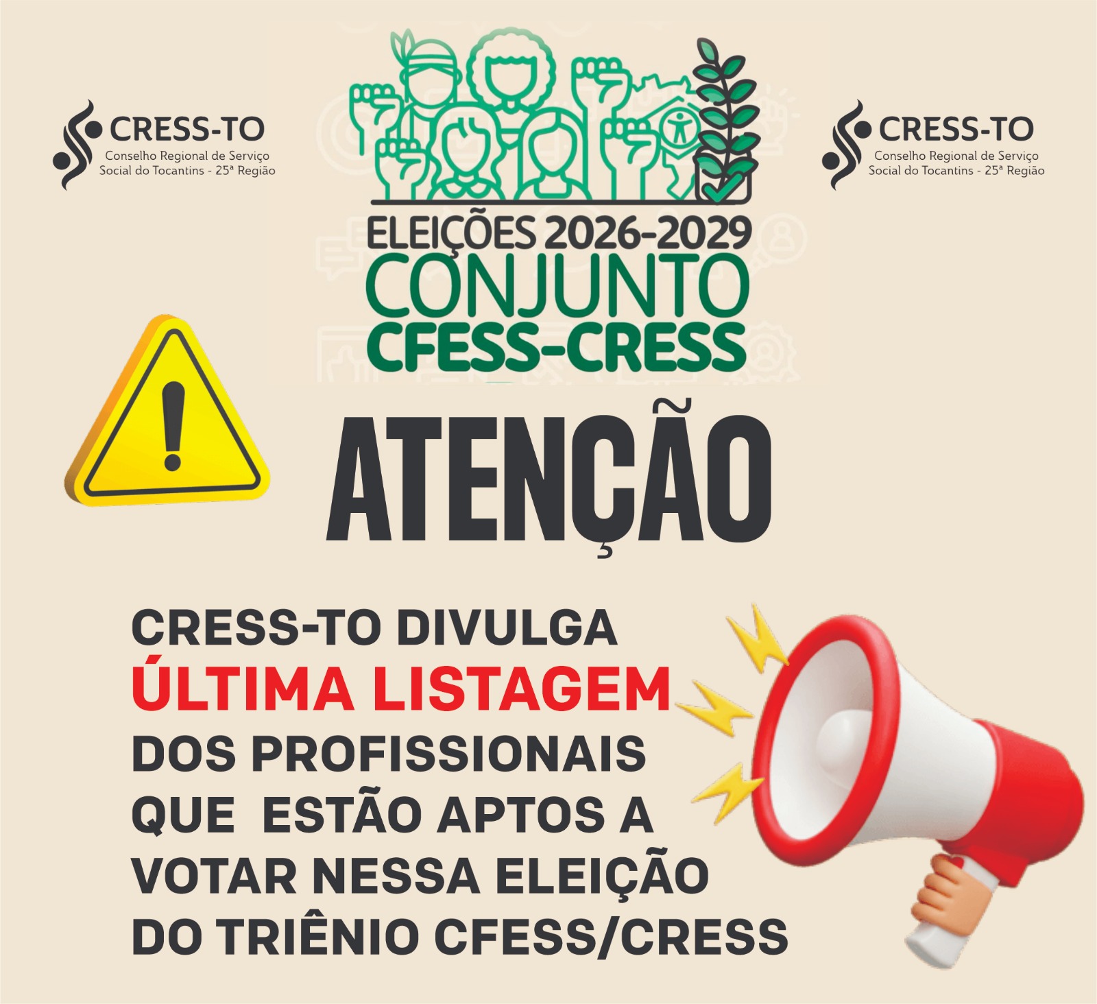 Última lista de aptos a votar